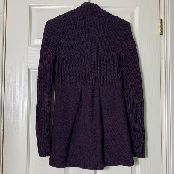 Roots | Purple Knitwear Cardigan Chunky Buttons - XS - Picture 3 of 4
